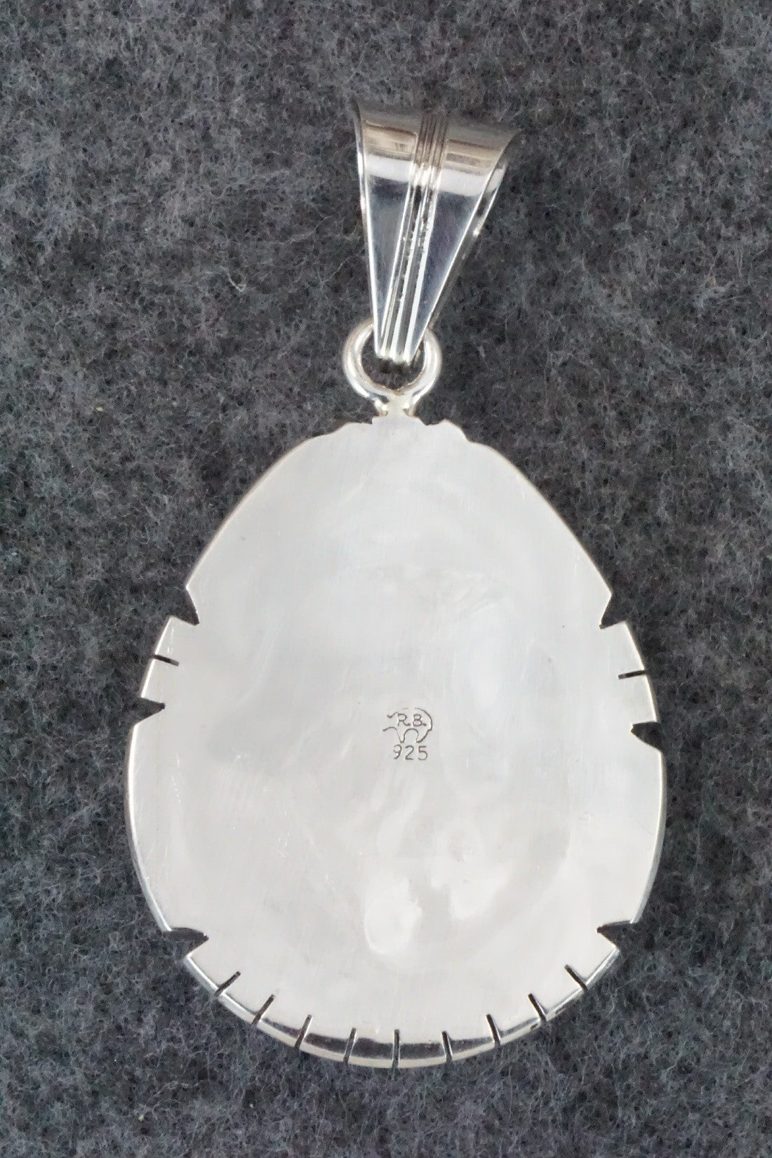 Lapis & Sterling Silver Pendant - Samuel Yellowhair