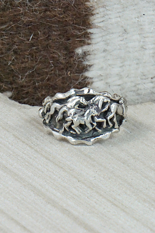 Sterling Silver Ring - Genevieve Francisco - Size 13