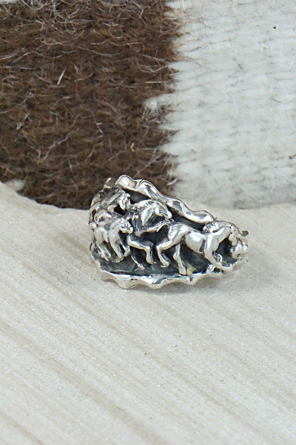 Sterling Silver Ring - Genevieve Francisco - Size 13