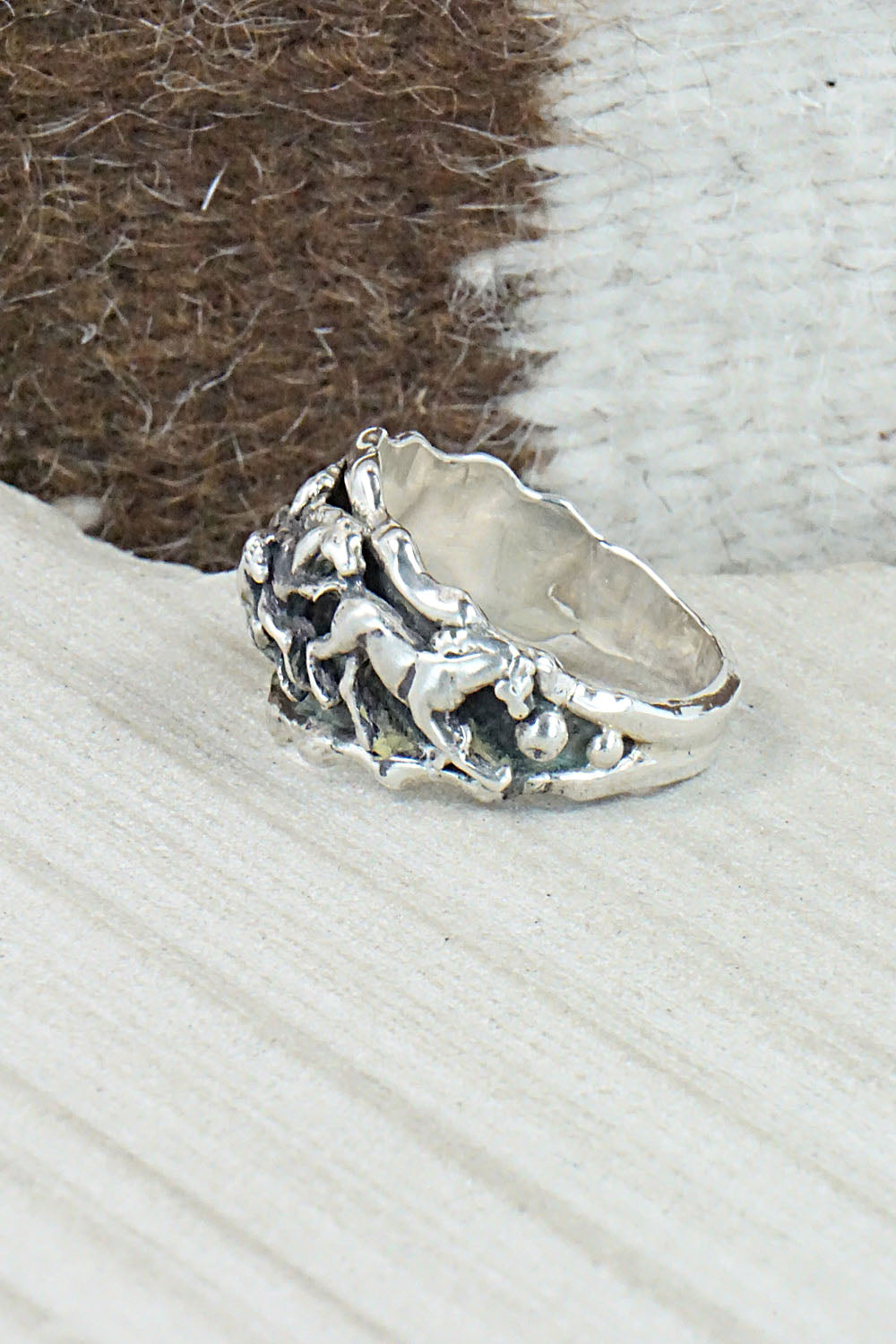 Sterling Silver Ring - Genevieve Francisco - Size 13