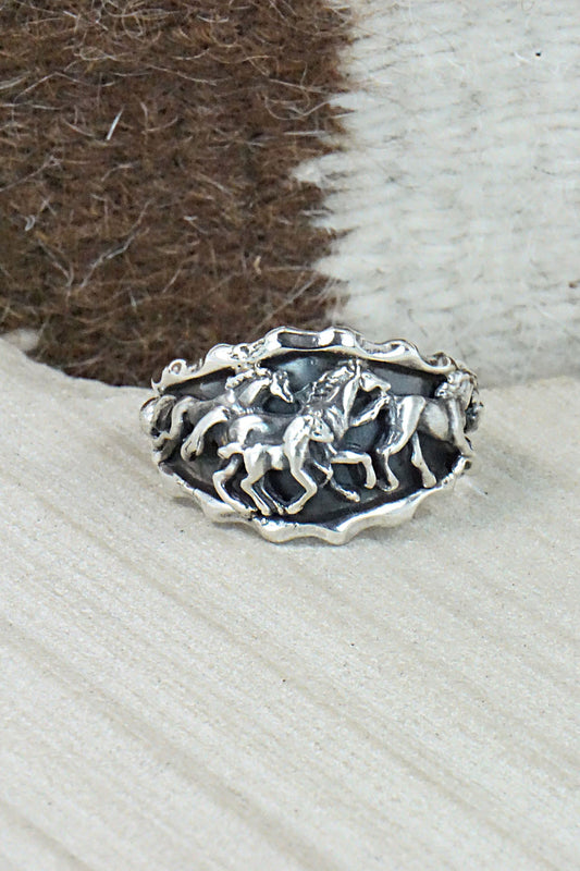 Sterling Silver Ring - Genevieve Francisco - Size 14
