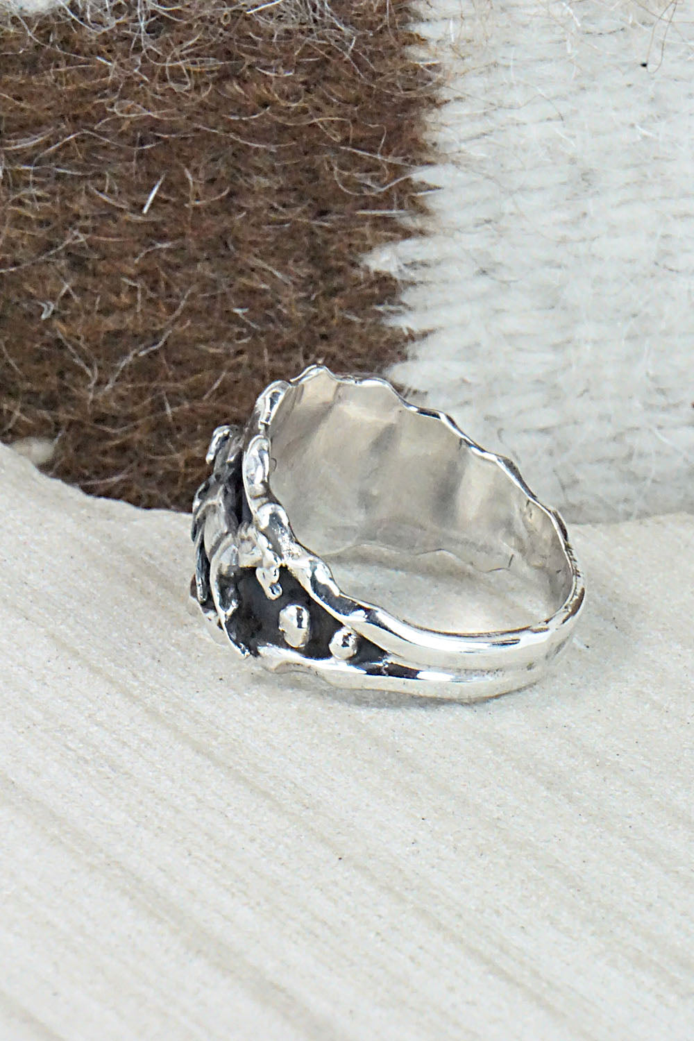 Sterling Silver Ring - Genevieve Francisco - Size 14