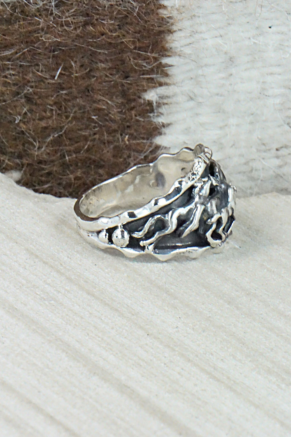 Sterling Silver Ring - Genevieve Francisco - Size 14