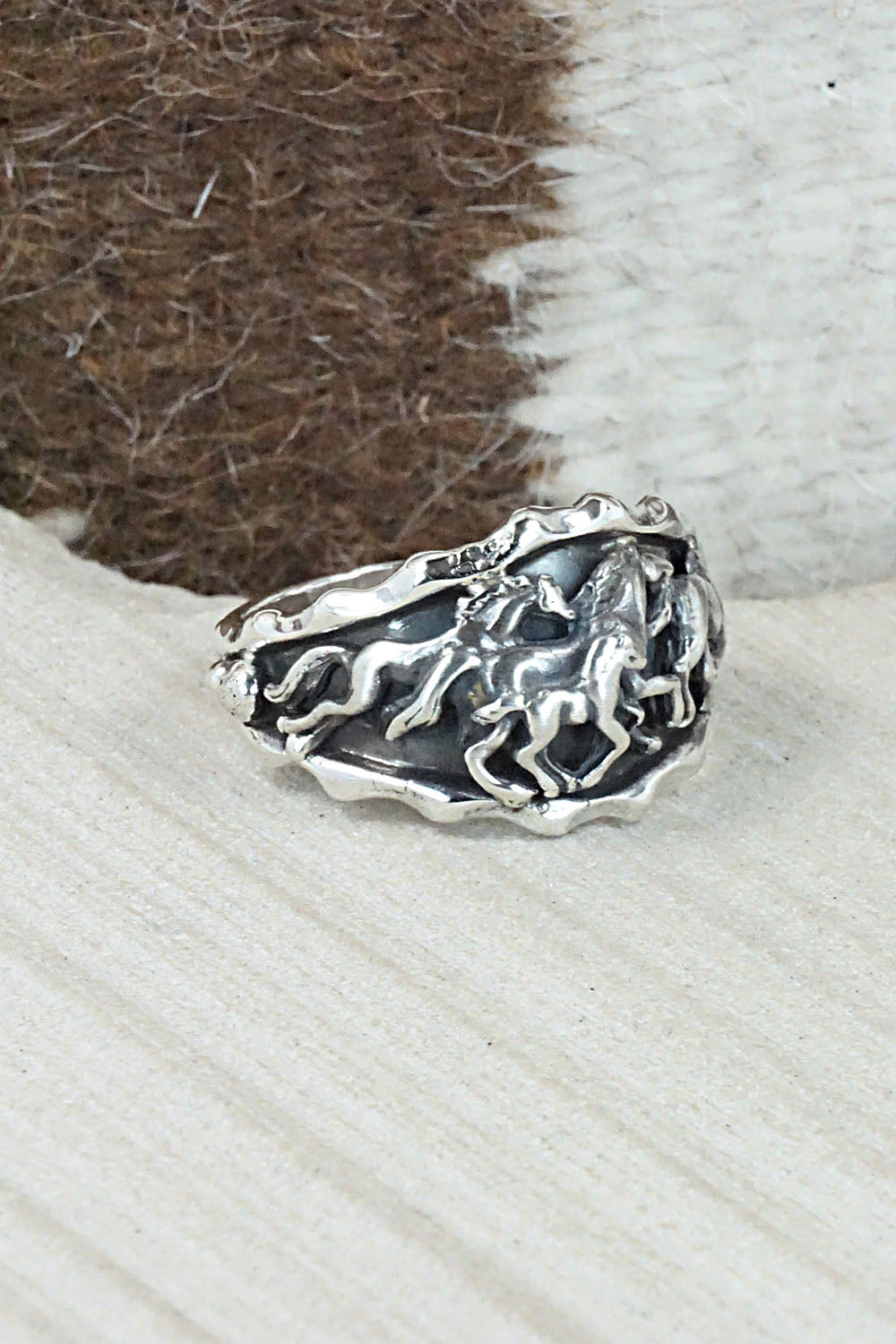 Sterling Silver Ring - Genevieve Francisco - Size 14