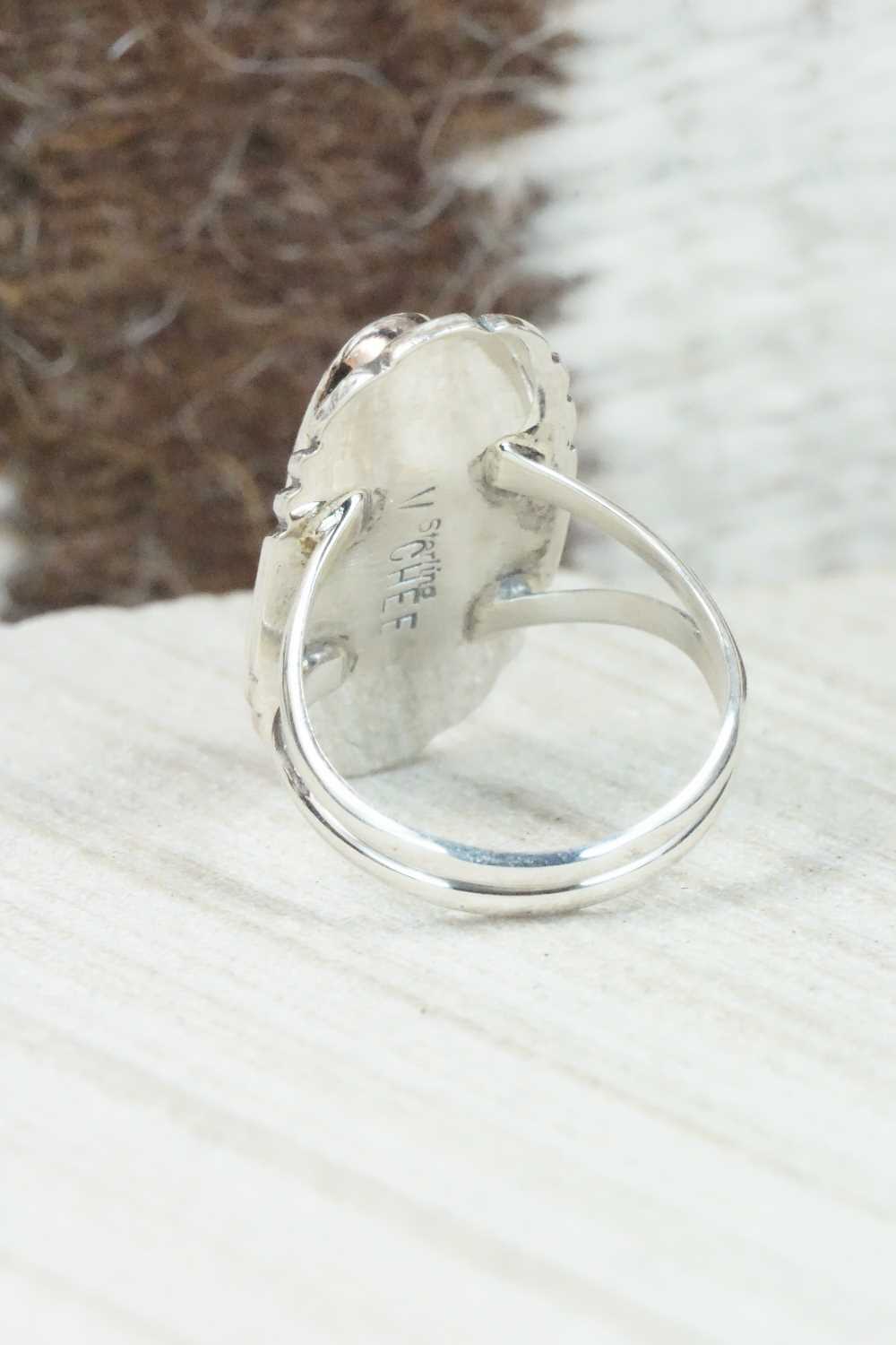 Onyx & Sterling Silver Ring - Victor Chee - Size 7.75
