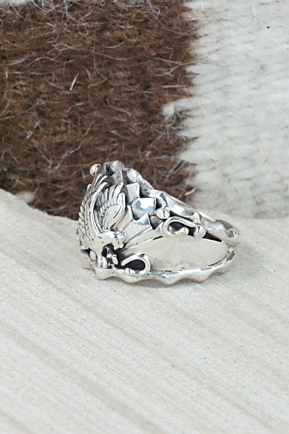 Sterling Silver Ring - Genevieve Francisco - Size 11.5