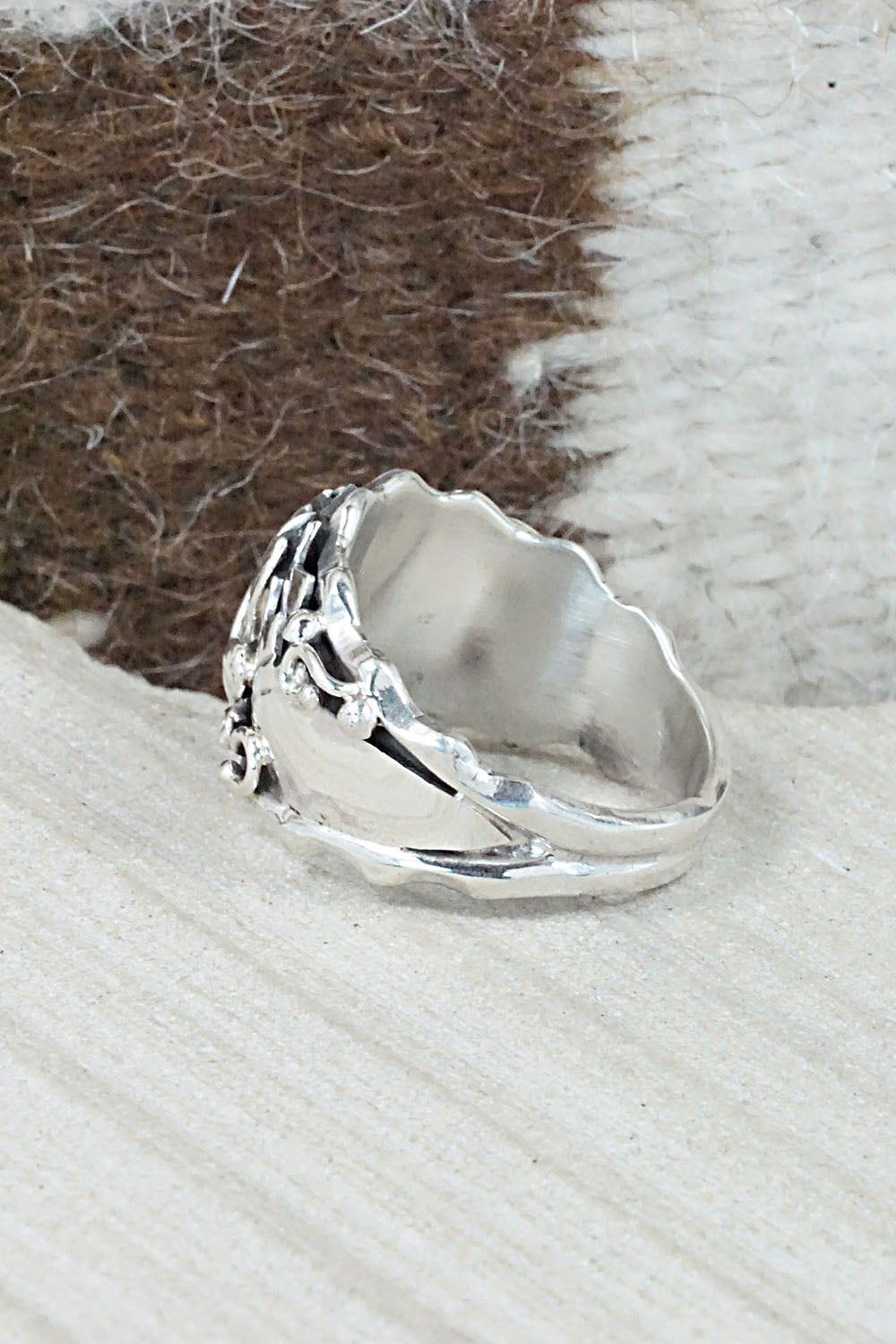 Sterling Silver Ring - Genevieve Francisco - Size 11.5
