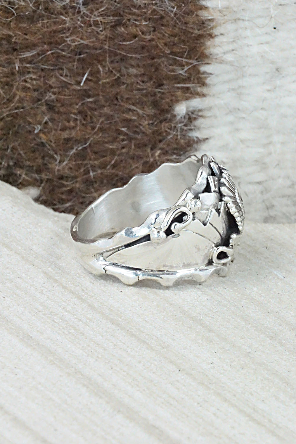 Sterling Silver Ring - Genevieve Francisco - Size 11.5