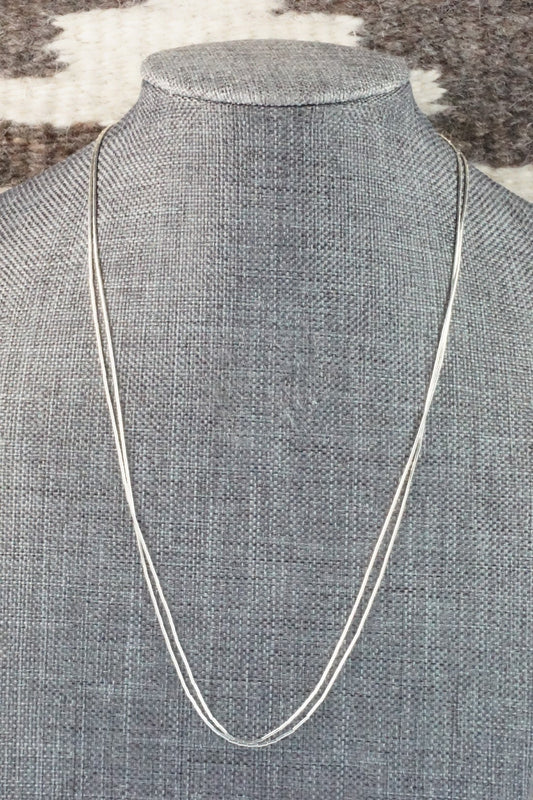 Liquid Silver Necklace - Sterling Silver 18"