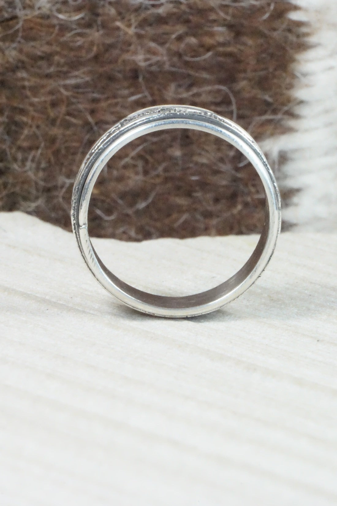 Sterling Silver Ring - Elaine Becenti - Size 11.5