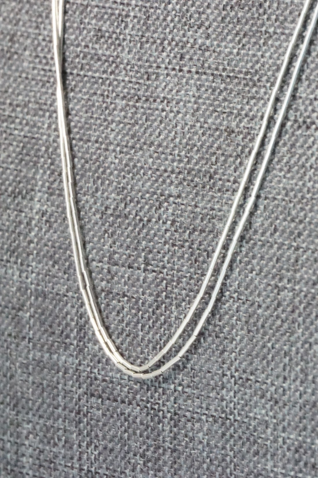 Liquid Silver Necklace - Sterling Silver 18"