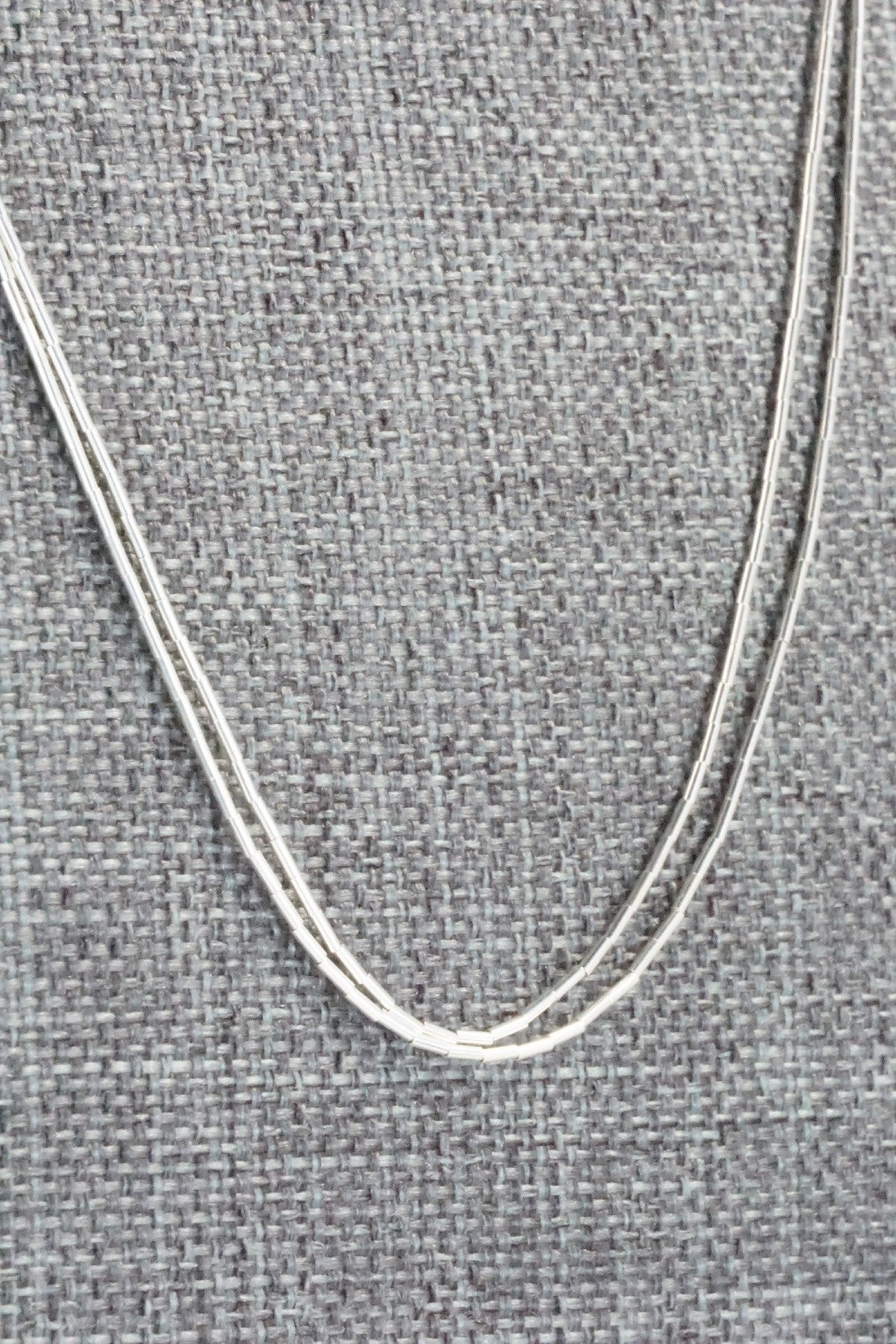 Liquid Silver Necklace - Sterling Silver 18"