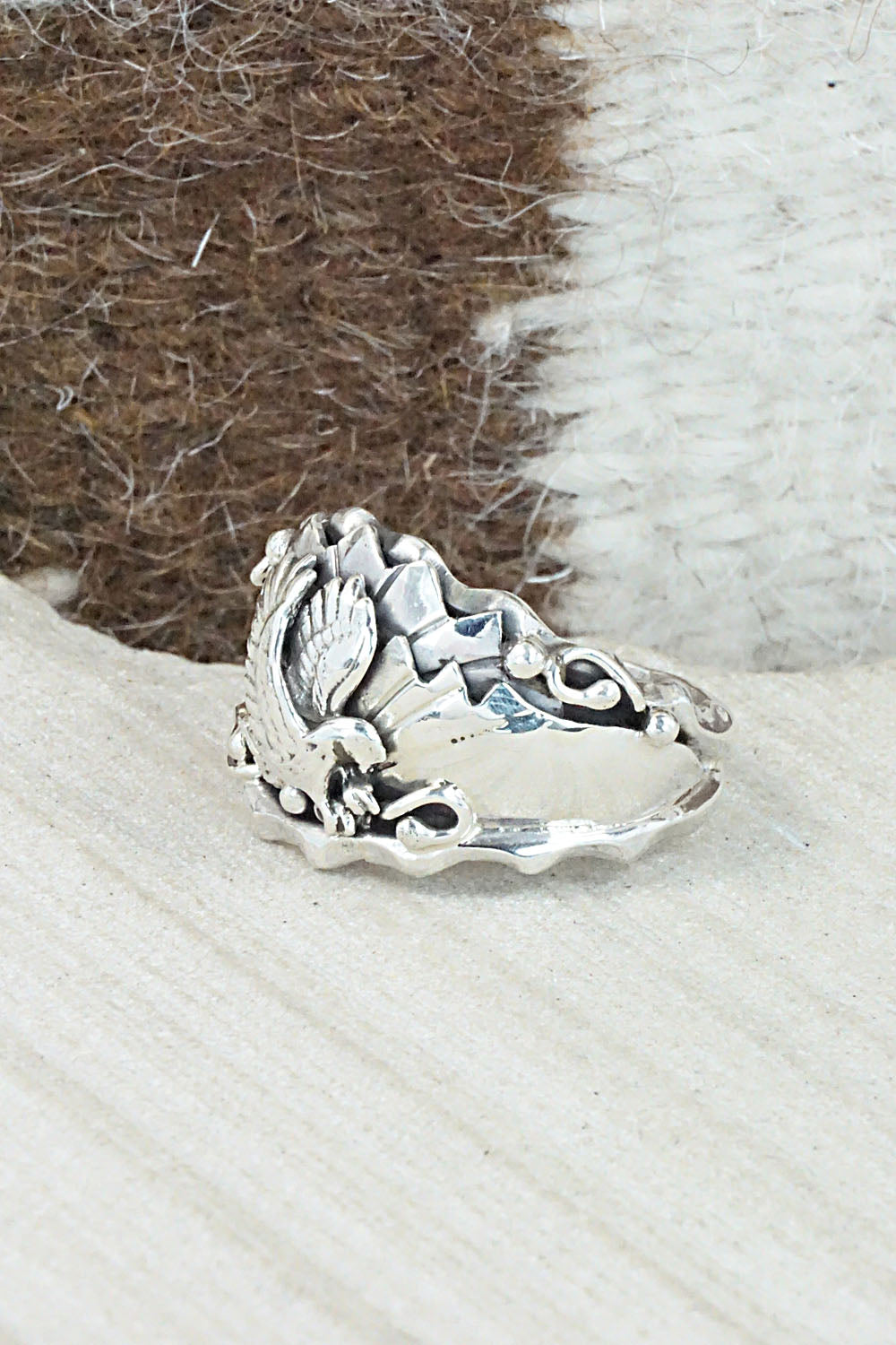 Sterling Silver Ring - Genevieve Francisco - Size 12