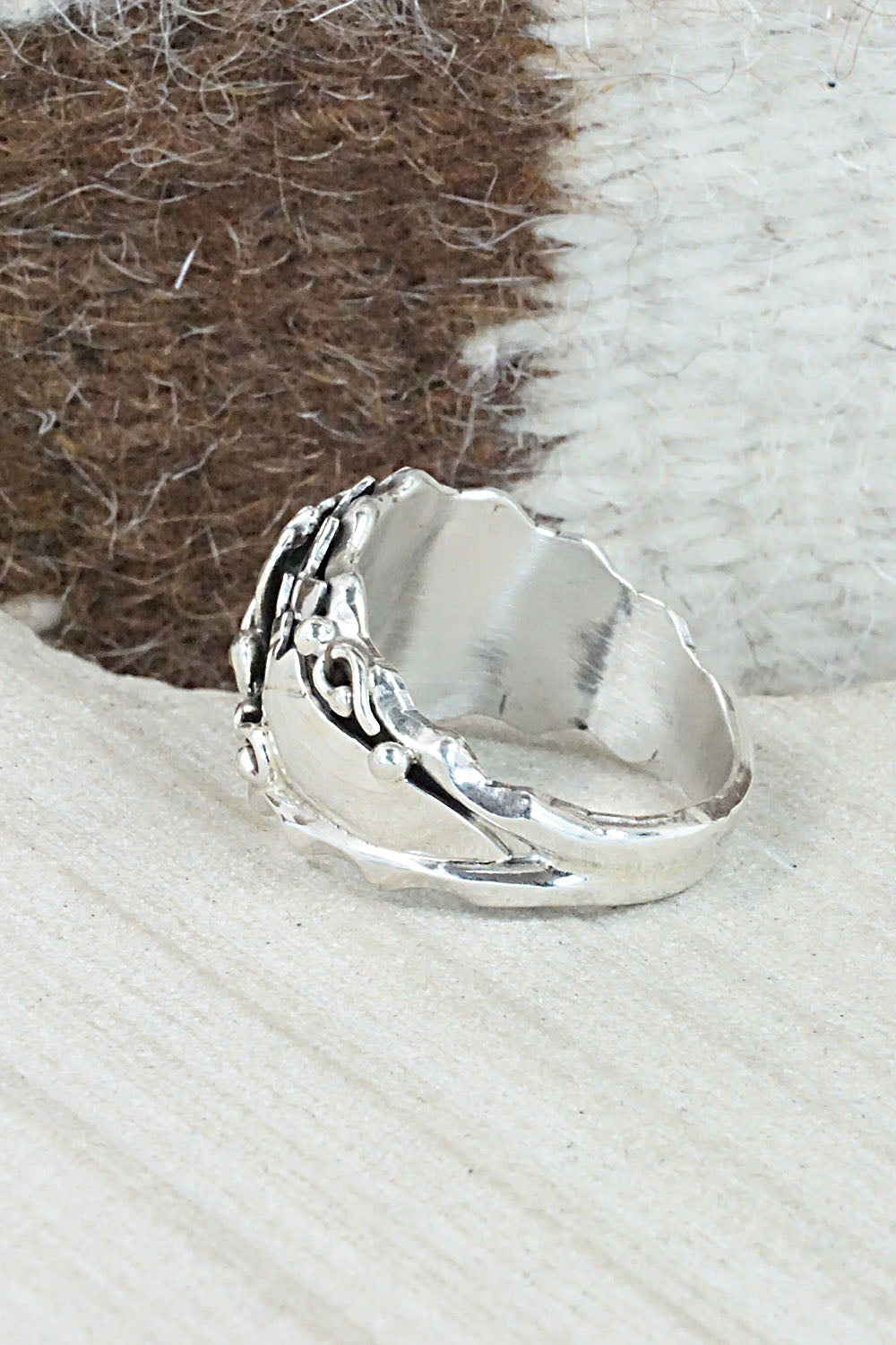 Sterling Silver Ring - Genevieve Francisco - Size 12
