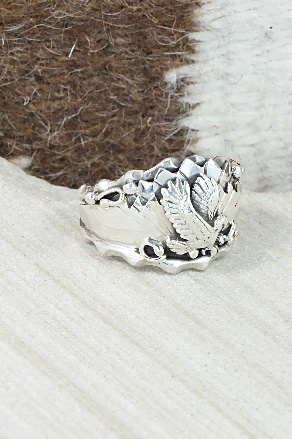Sterling Silver Ring - Genevieve Francisco - Size 12