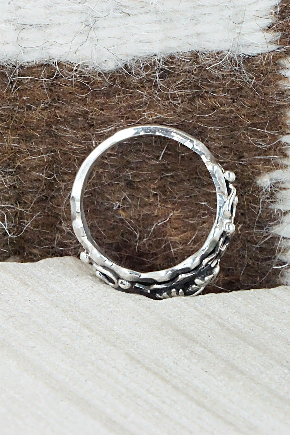 Sterling Silver Ring - Genevieve Francisco - Size 12