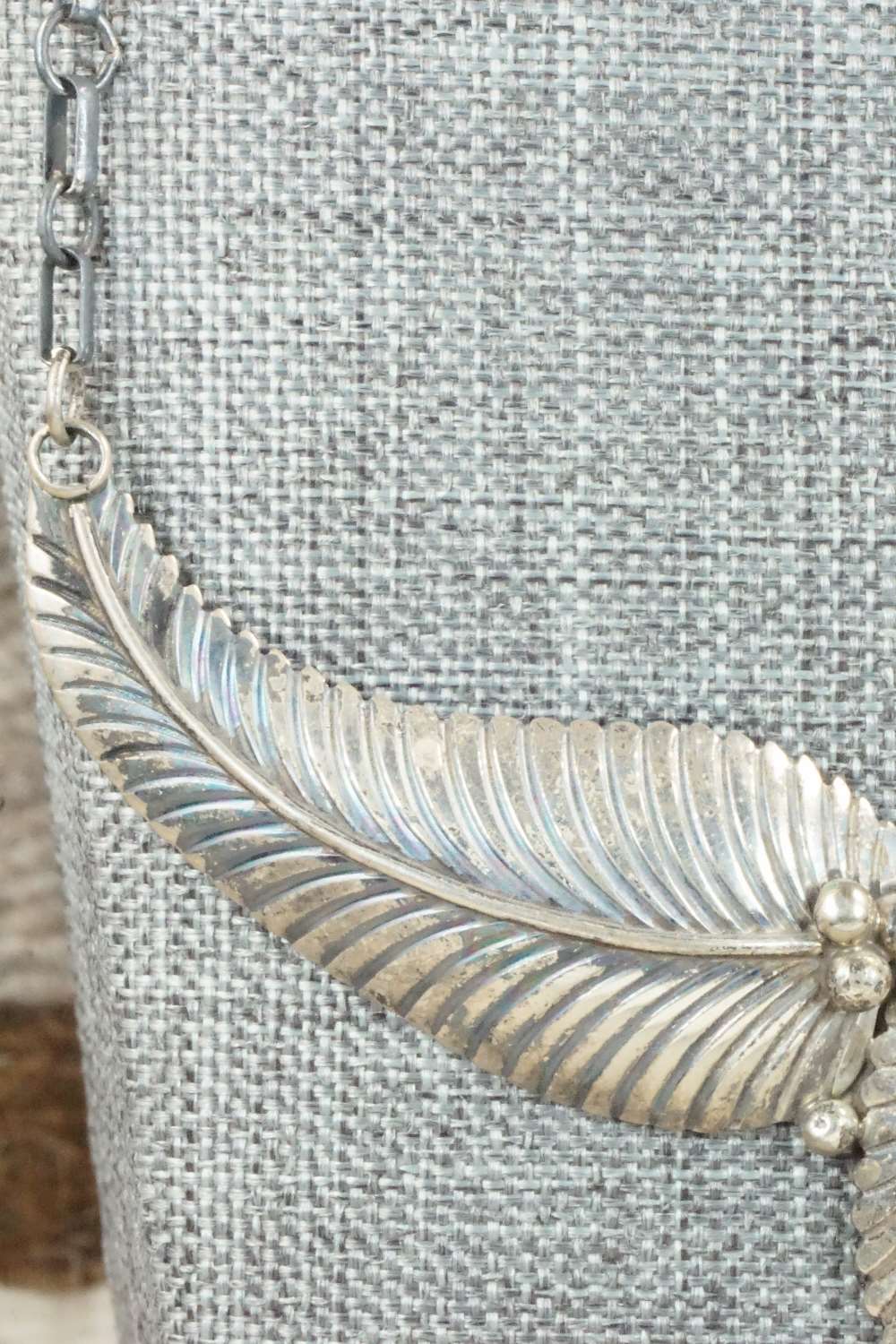 Turquoise & Sterling Silver Necklace - Navajo