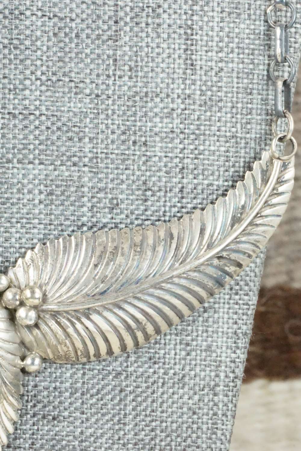 Turquoise & Sterling Silver Necklace - Navajo