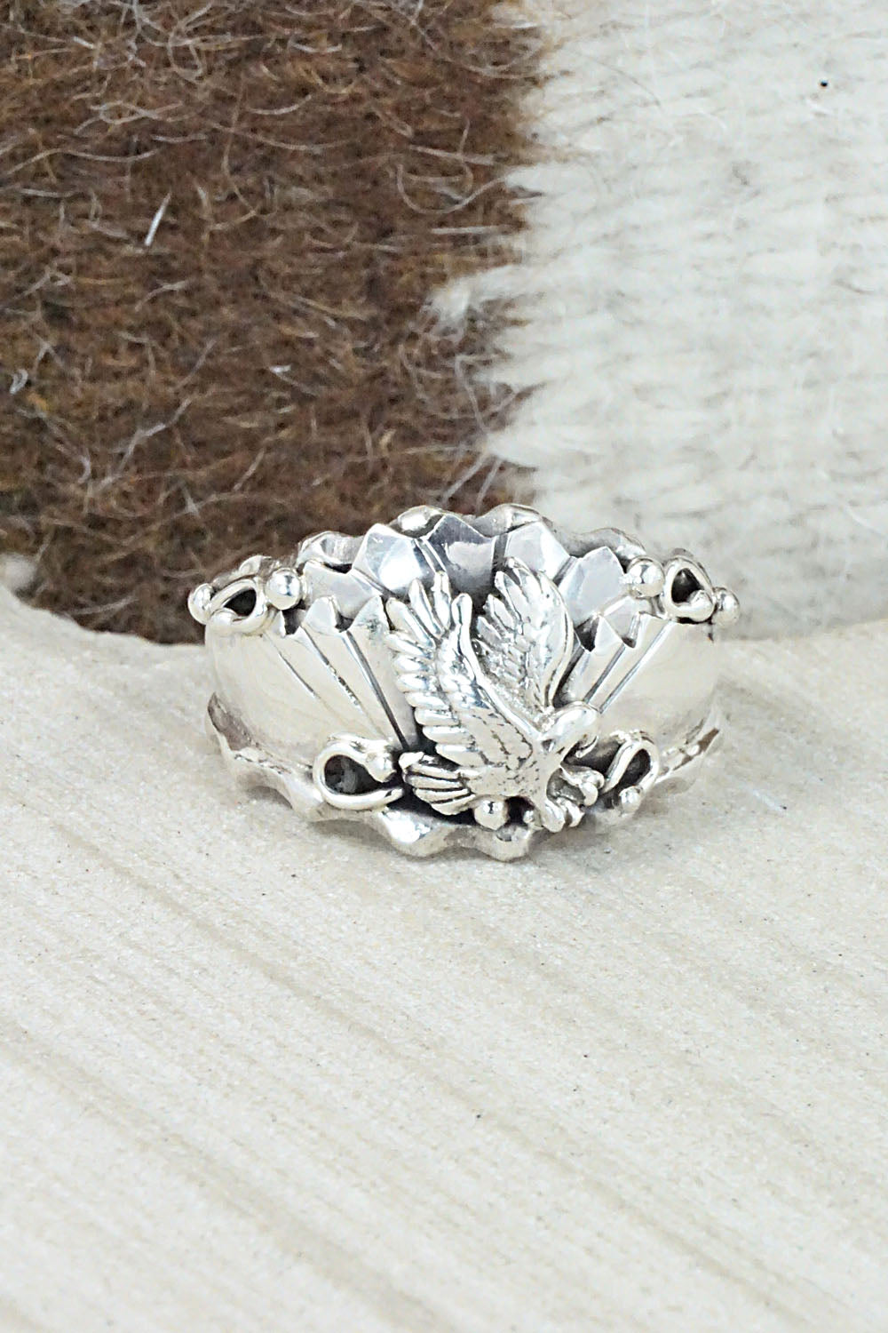 Sterling Silver Ring - Genevieve Francisco - Size 13