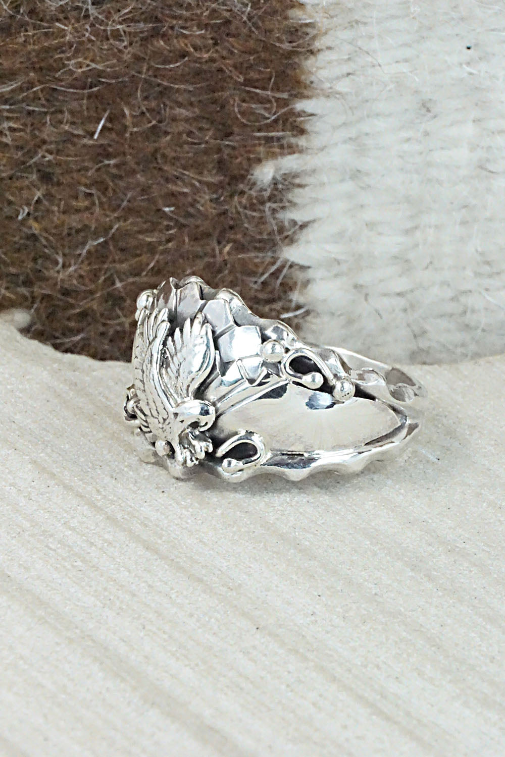 Sterling Silver Ring - Genevieve Francisco - Size 14