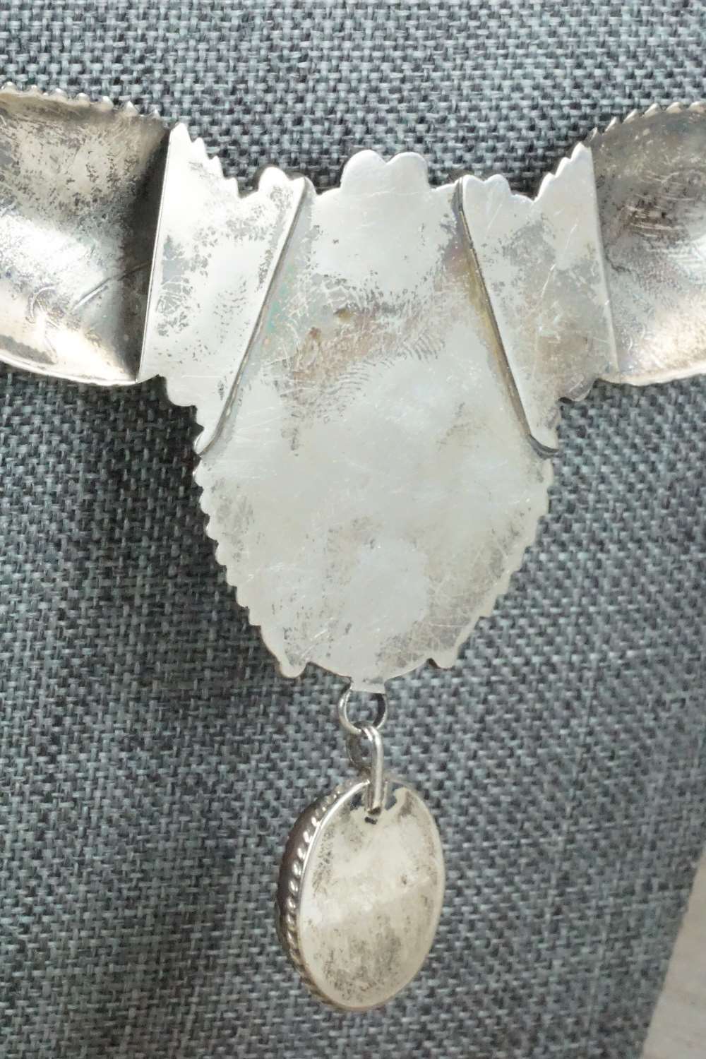 Turquoise & Sterling Silver Necklace - Navajo