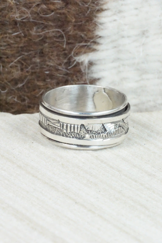 Sterling Silver Ring - Elaine Becenti - Size 8.75