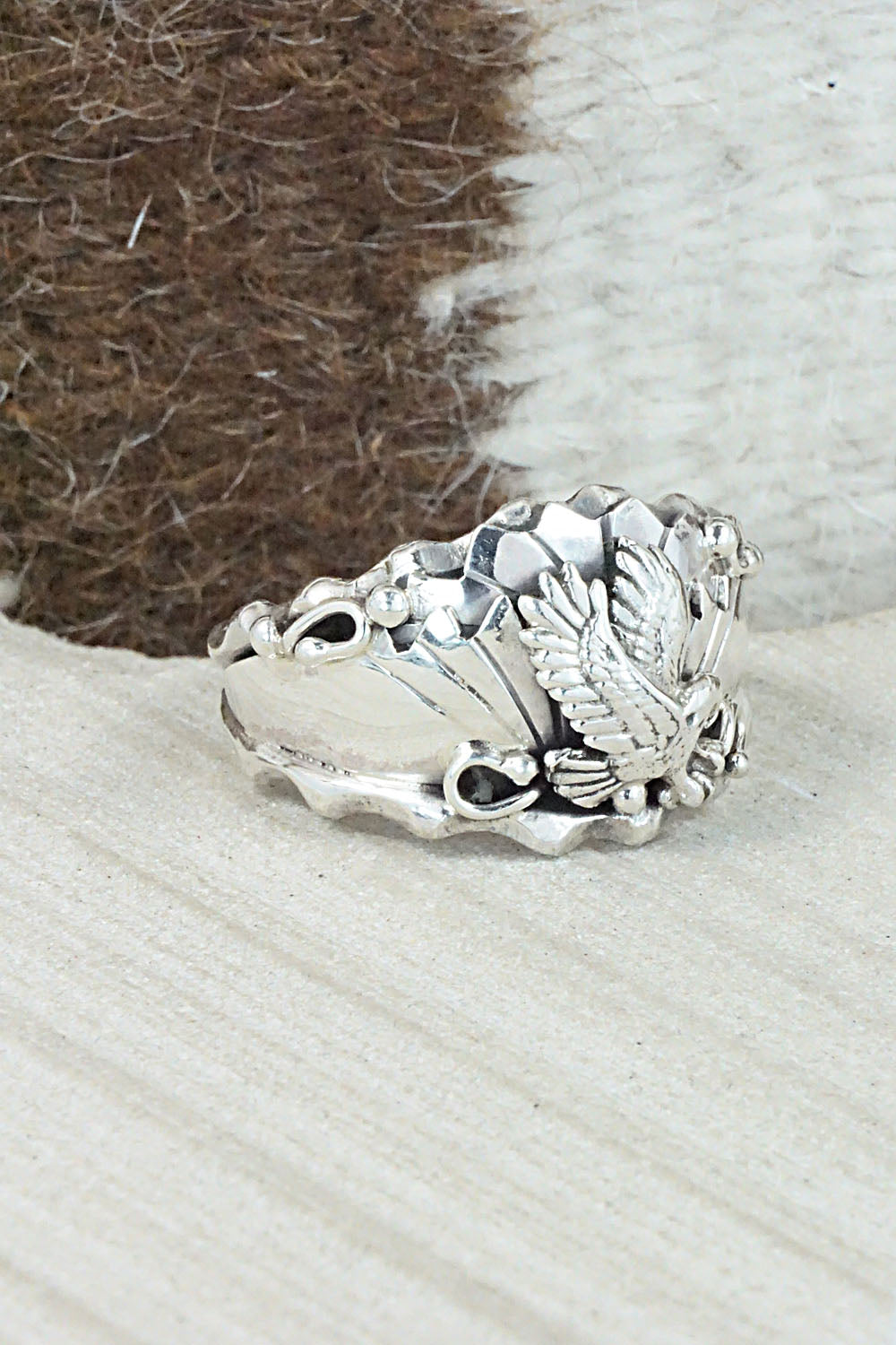 Sterling Silver Ring - Genevieve Francisco - Size 13