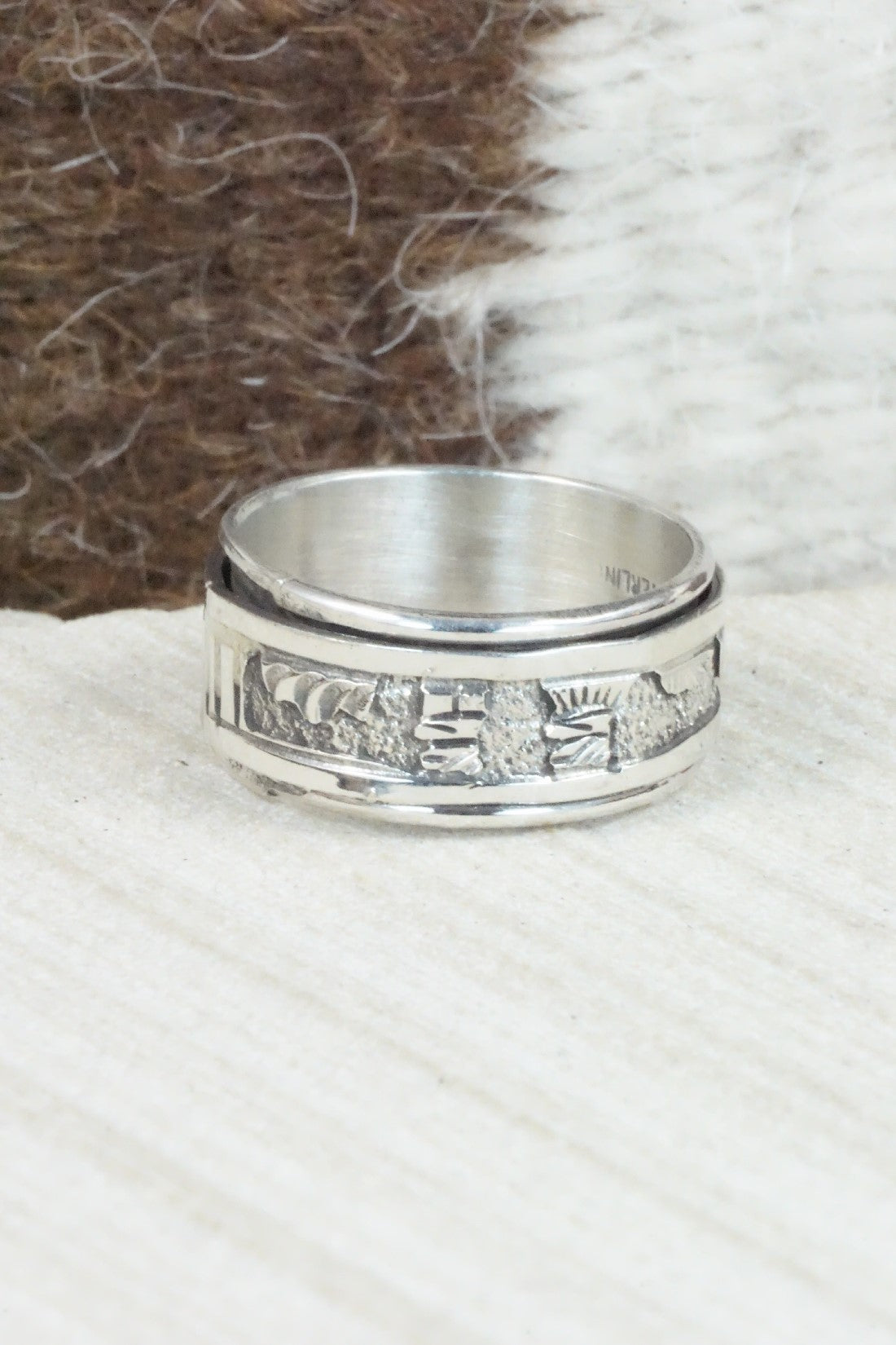 Sterling Silver Ring - Elaine Becenti - Size 8.75