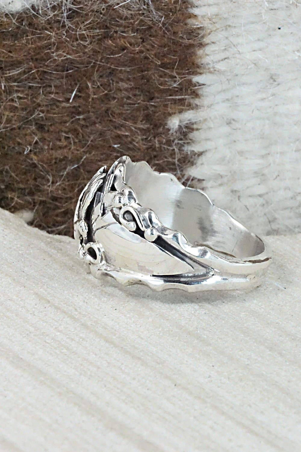 Sterling Silver Ring - Genevieve Francisco - Size 14.5