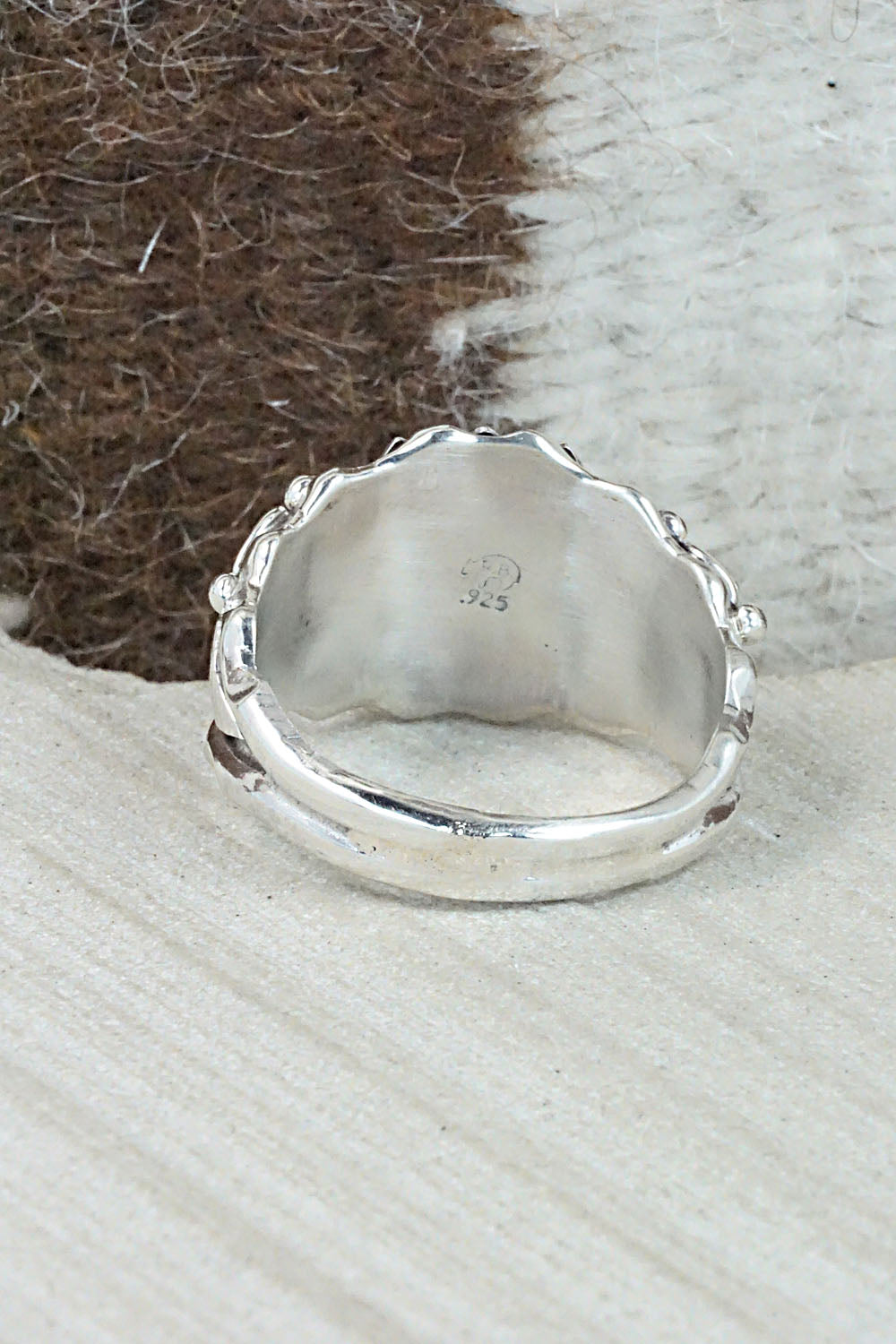 Sterling Silver Ring - Genevieve Francisco - Size 14.5