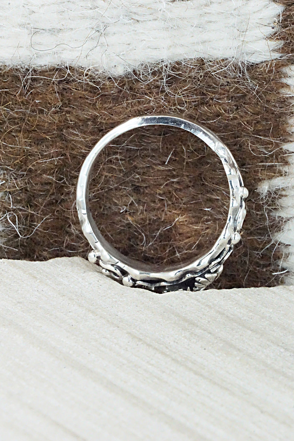Sterling Silver Ring - Genevieve Francisco - Size 14.5