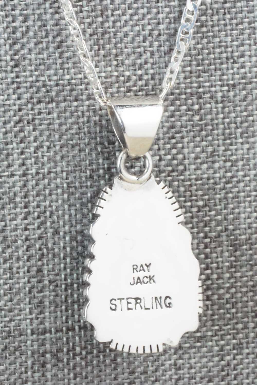 Turquoise & Sterling Silver Pendant and Necklace - Ray Jack