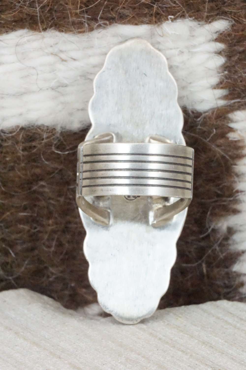 Sterling Silver Ring - Navajo - Size 7.5