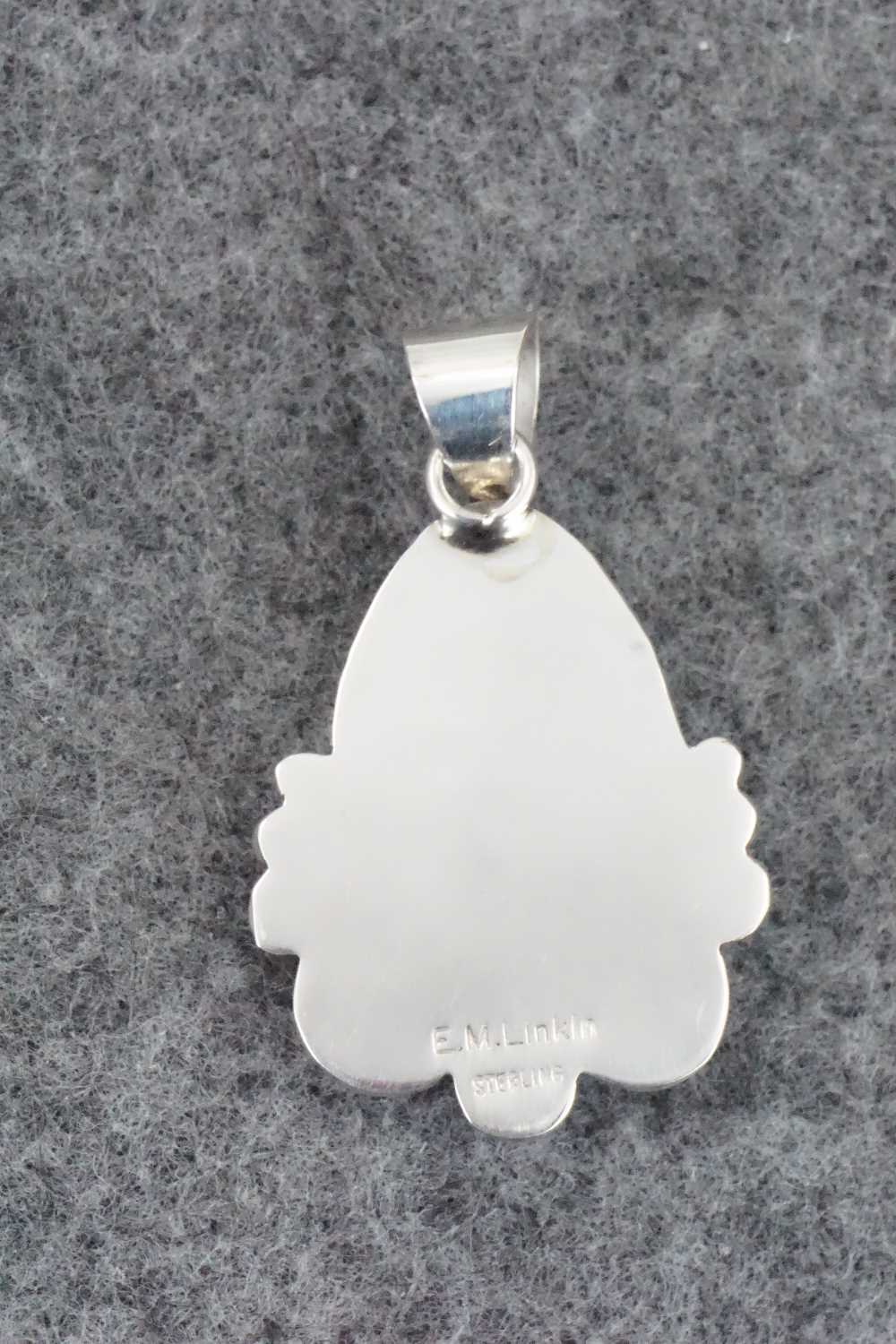 Turquoise & Sterling Silver Pendant - Ella Linkin