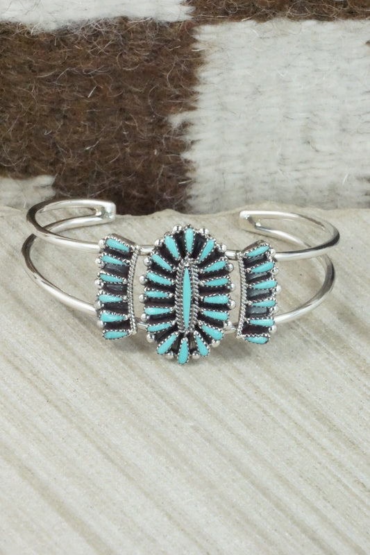 Turquoise & Sterling Silver Bracelet - Judy Wallace