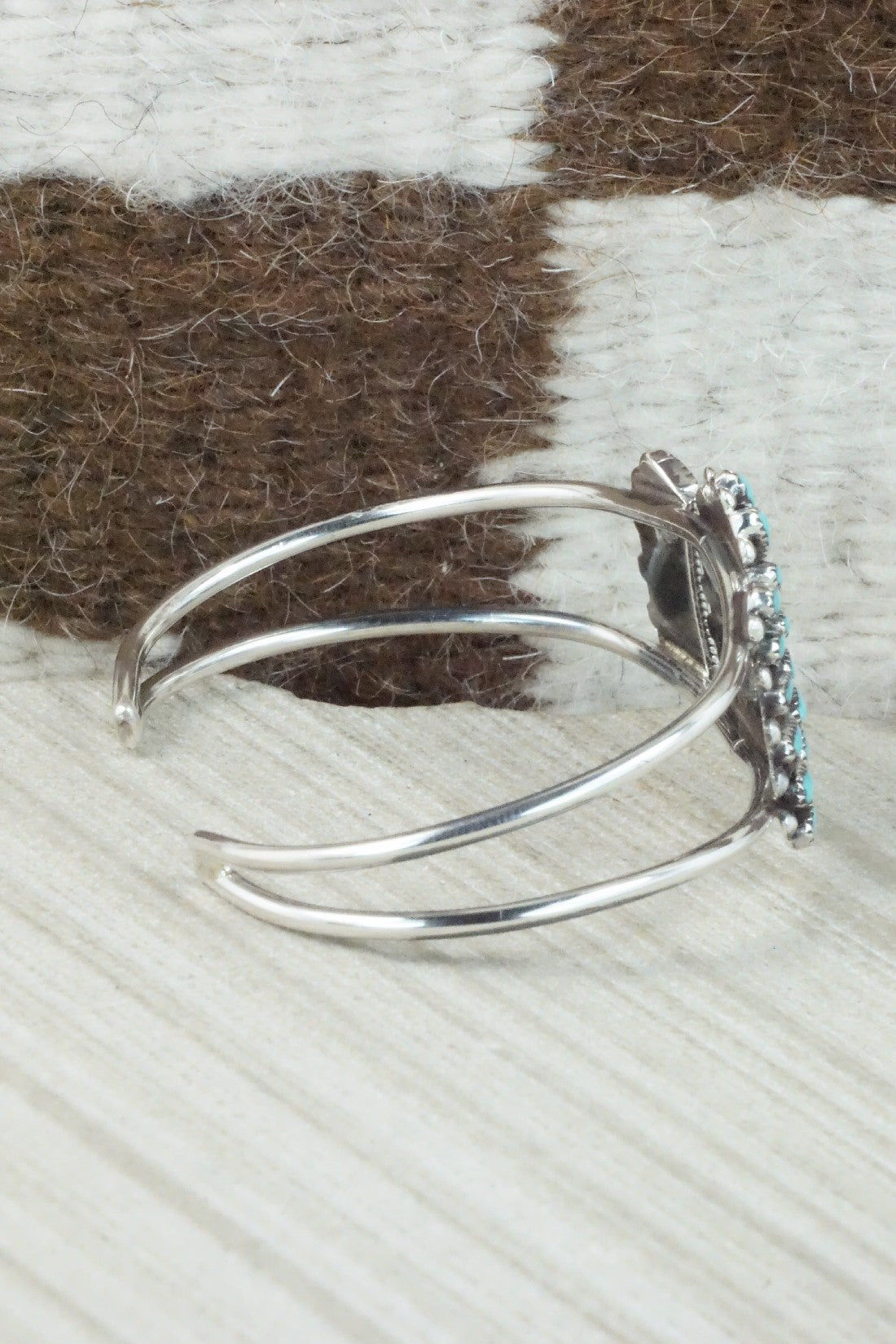 Turquoise & Sterling Silver Bracelet - Judy Wallace