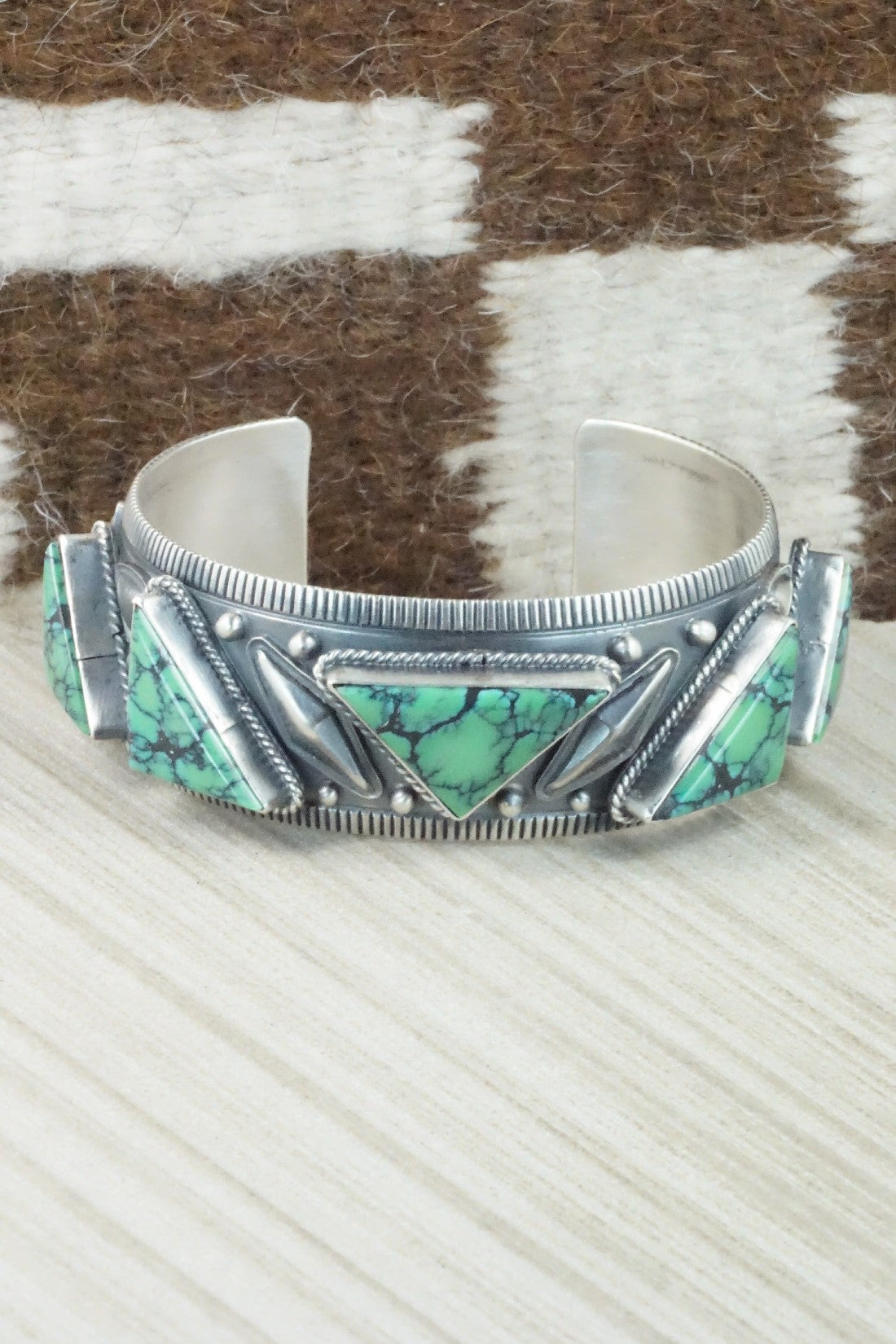Variscite & Sterling Silver Bracelet - Derrick Gordon