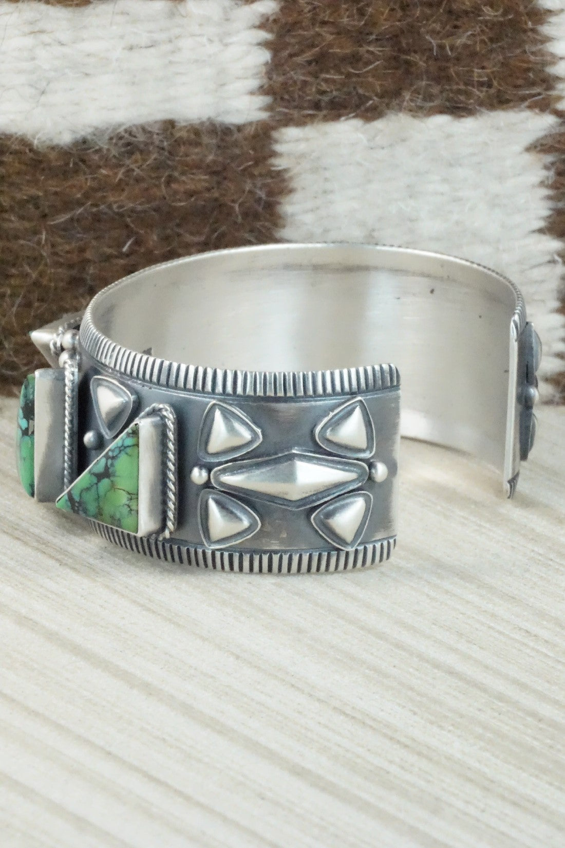 Variscite & Sterling Silver Bracelet - Derrick Gordon