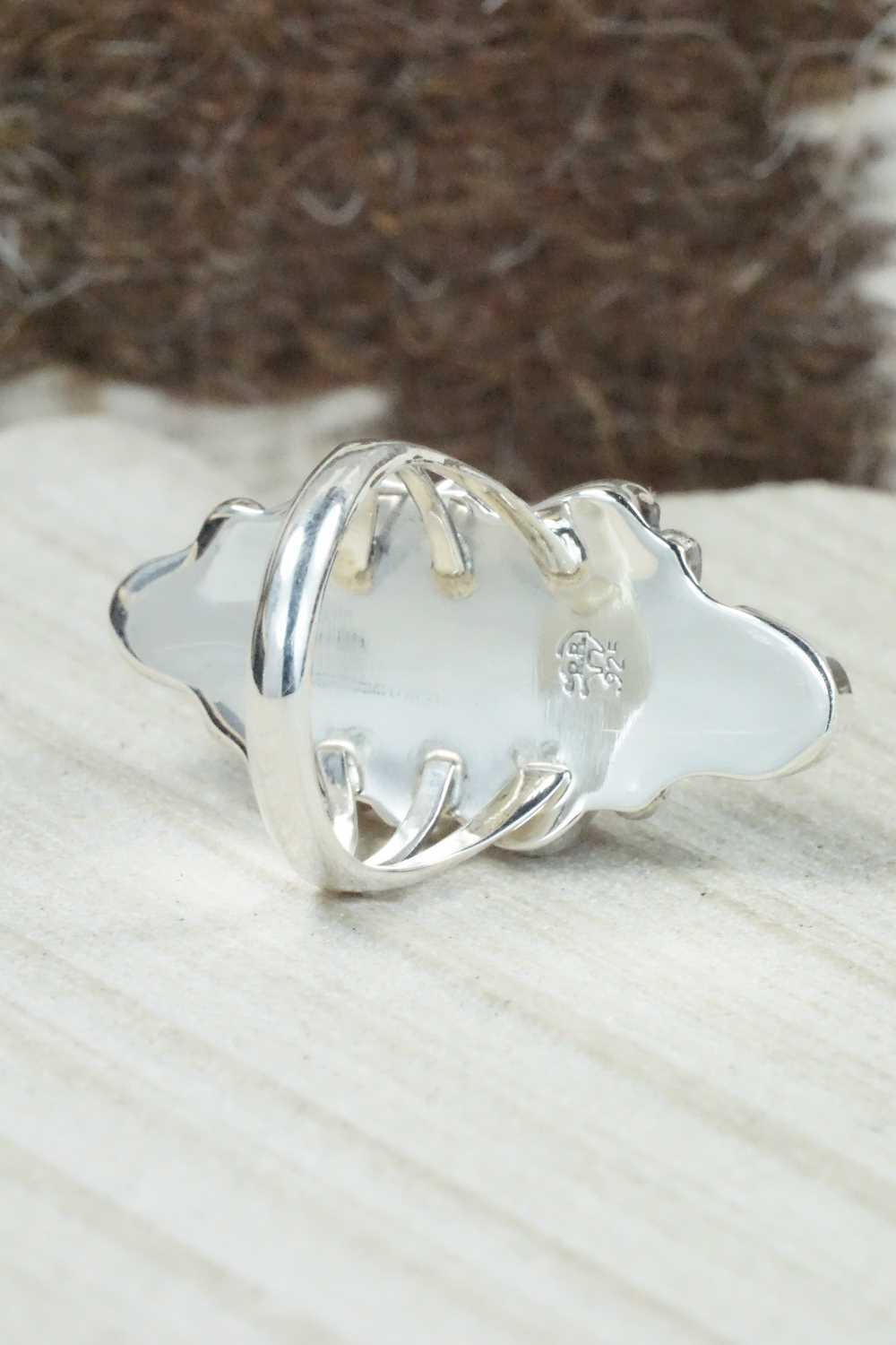 Multi Stone & Sterling Silver Ring - Roberta Begay - Size 8