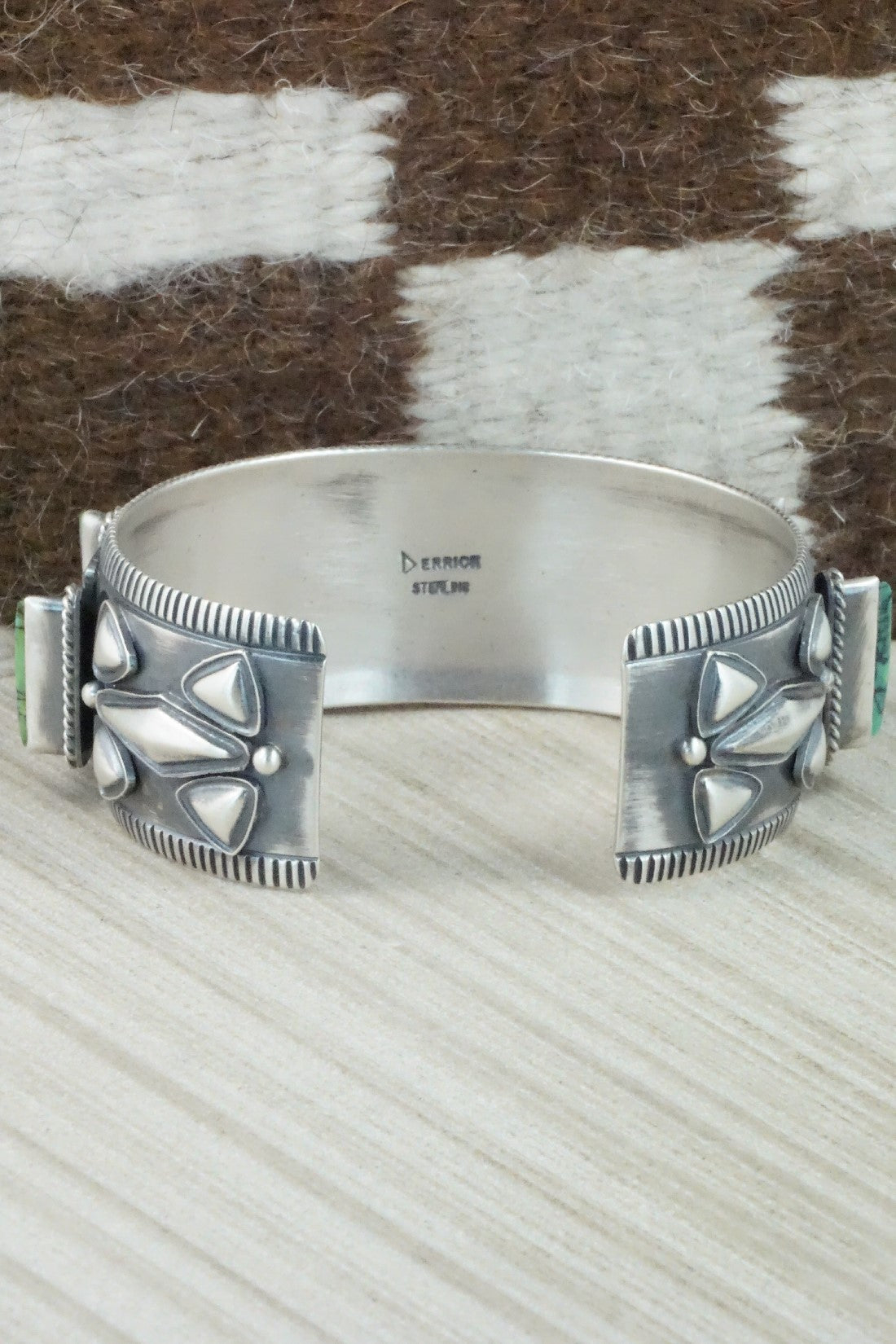 Variscite & Sterling Silver Bracelet - Derrick Gordon