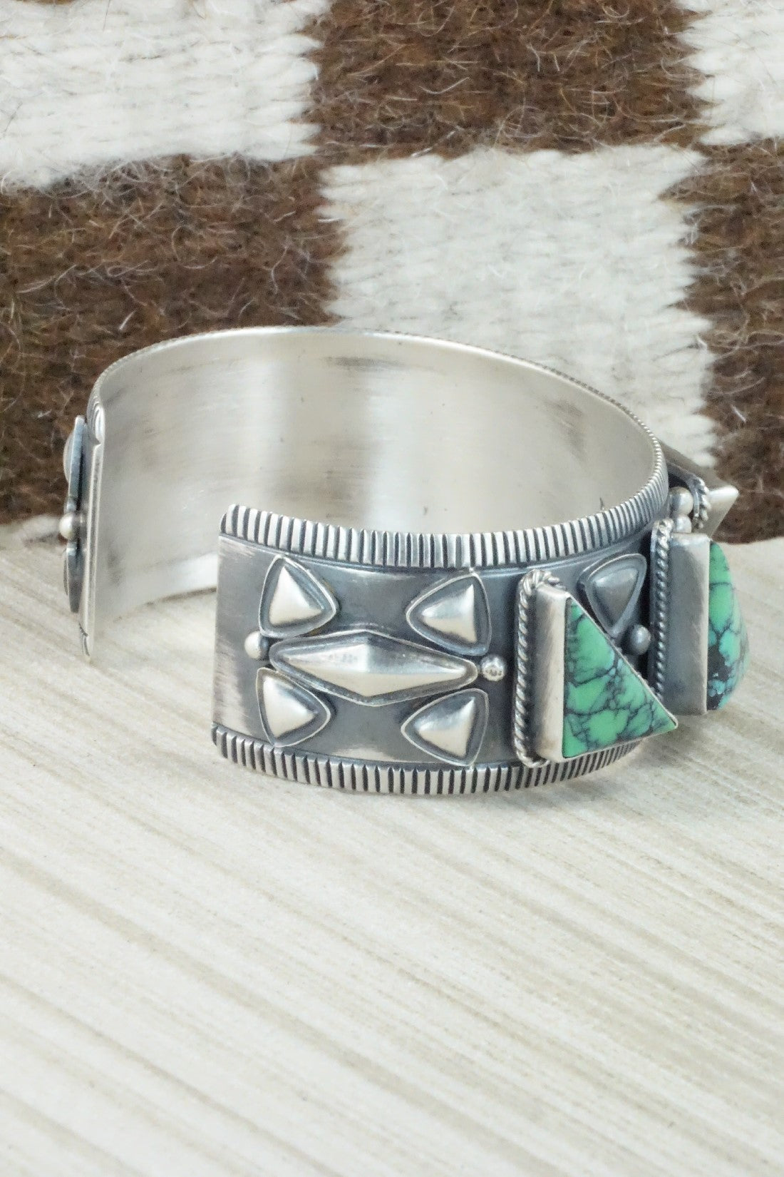 Variscite & Sterling Silver Bracelet - Derrick Gordon