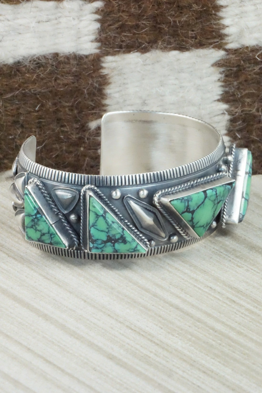 Variscite & Sterling Silver Bracelet - Derrick Gordon