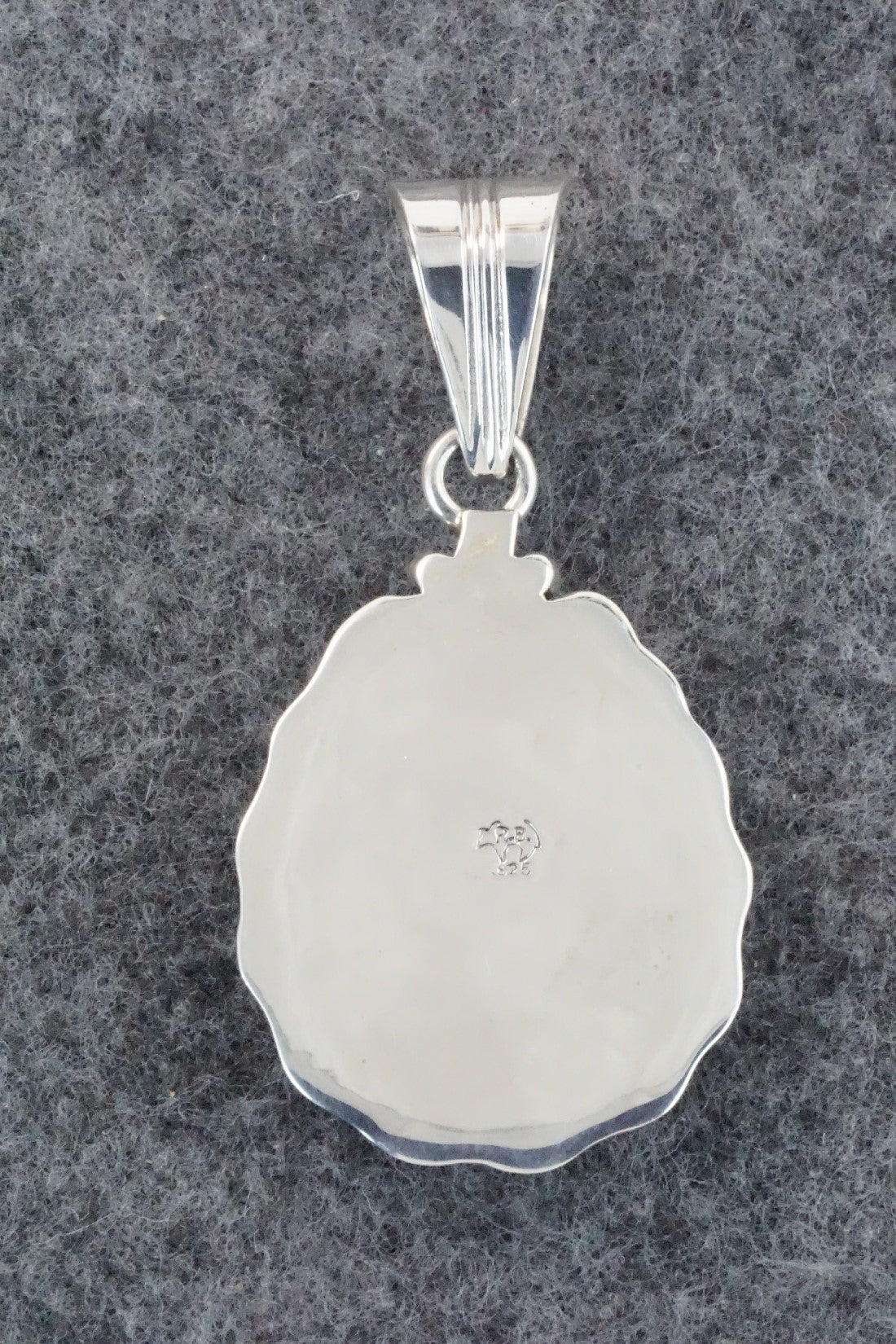 Onyx & Sterling Silver Pendant - Samuel Yellowhair