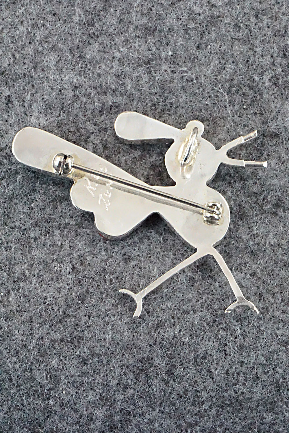 Multi Stone and Sterling Silver Pendant & Pin - Kelly Edaakie