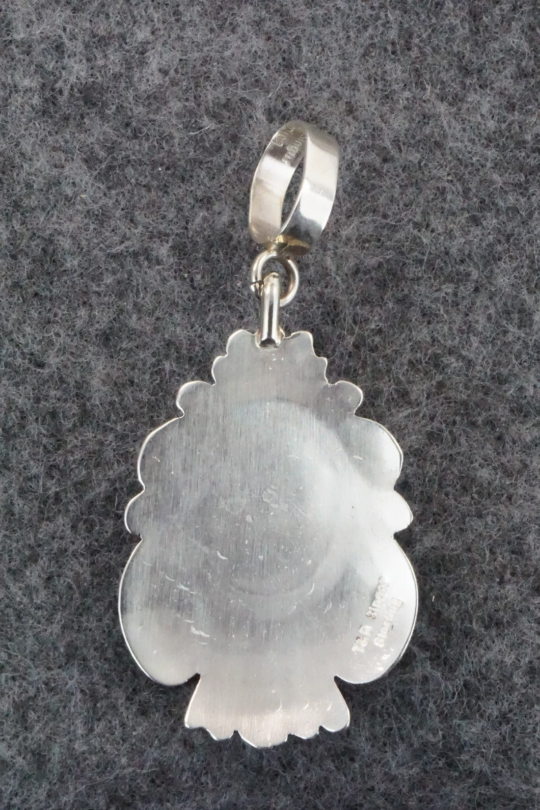 Turquoise & Sterling Silver Pendant - Rosita Singer