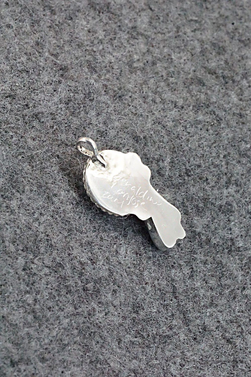 Multi Stone and Sterling Silver Pendant - Geraldine Lonjose