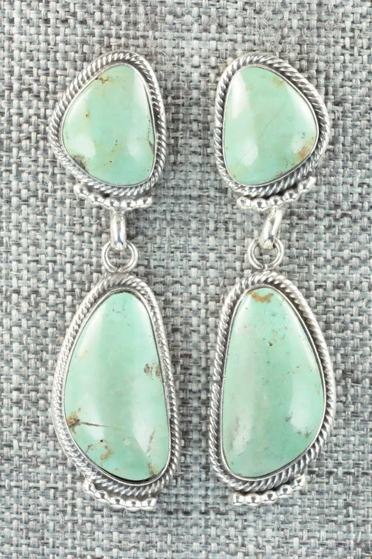 Turquoise & Sterling Silver Earrings - Sadie Jim