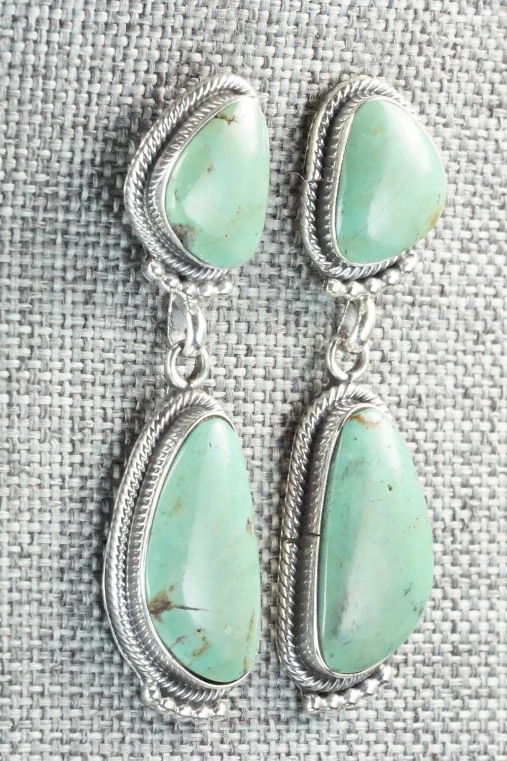 Turquoise & Sterling Silver Earrings - Sadie Jim