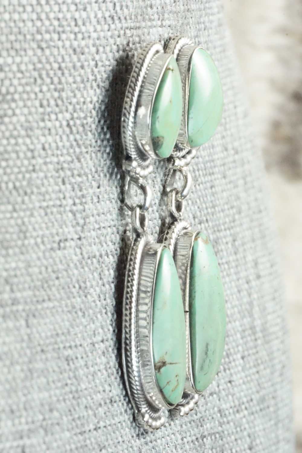 Turquoise & Sterling Silver Earrings - Sadie Jim