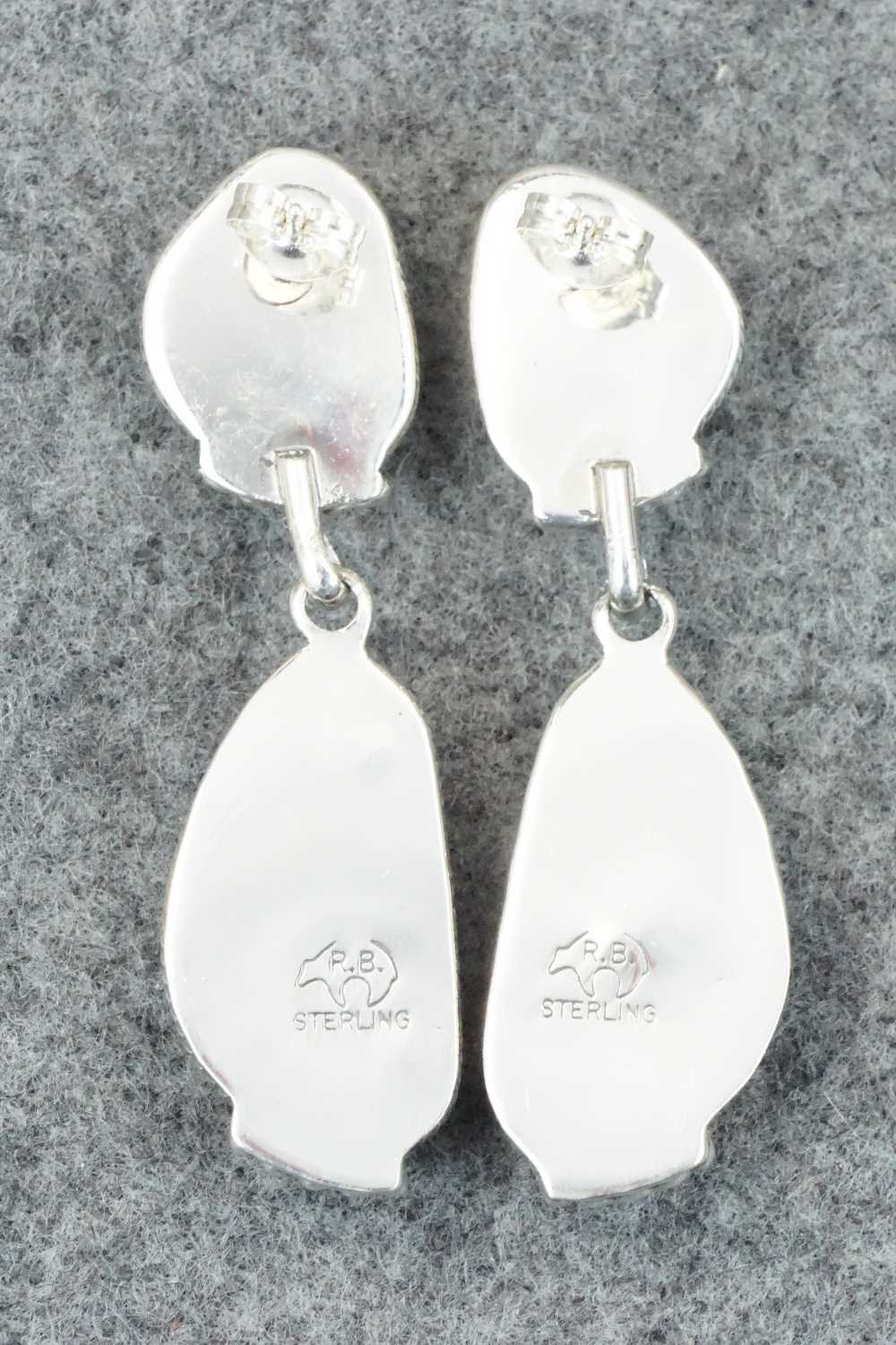 Turquoise & Sterling Silver Earrings - Sadie Jim